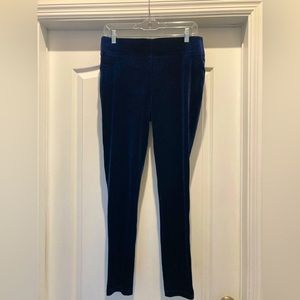 Loft Women’s Navy Velvet Leggings, Size Medium, Brand New, Tag still on